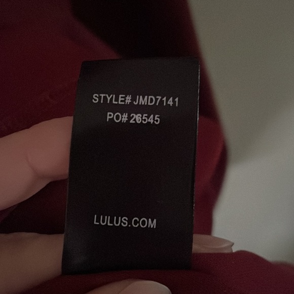 Lulus Maroon Skater Dress - Picture 5 of 6